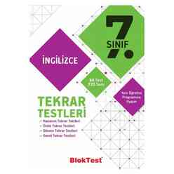 Tudem 7. Sınıf Bloktest İngilizce Tekrar Testleri - Thumbnail