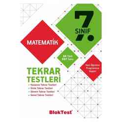 Tudem 7. Sınıf Bloktest Matematik Tekrar Testleri - Thumbnail