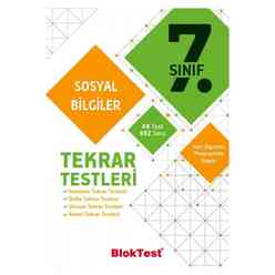 Tudem 7. Sınıf Bloktest Sosyal Bil. Tekrar Testleri - Thumbnail