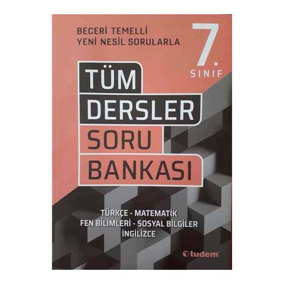 Tudem 7.sınıf Tüm Dersler Beceri Temelli Soru Bankası