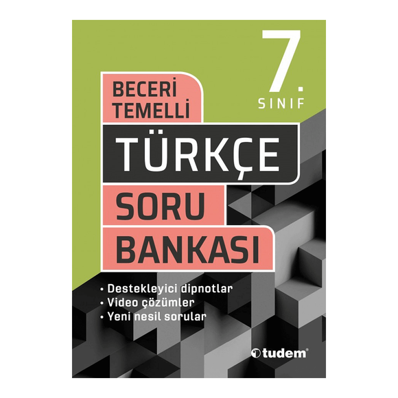 Tudem 7.Sınıf Türkçe Beceri Temelli Soru Bankası 2021