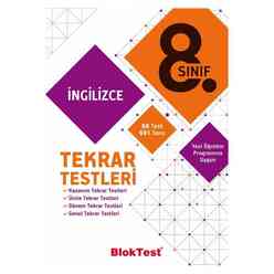 Tudem 8. Sınıf Bloktest İngilizce Tekrar Testleri - Thumbnail