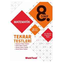 Tudem - Tudem 8. Sınıf Bloktest Matematik Tekrar Testleri