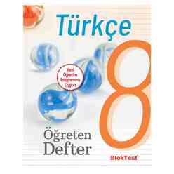 Tudem 8. Sınıf Bloktest Türkçe Öğreten Defter - Thumbnail