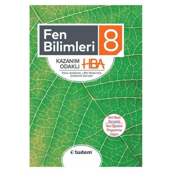 Tudem 8. Sınıf Fen Bilimler Kazanım Odaklı Hba