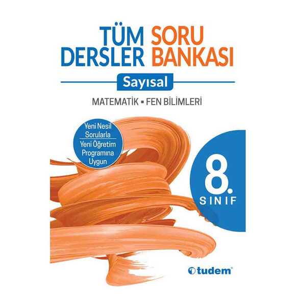 Tudem 8. Sınıf Tüm Dersler Soru Bankası Sayısal