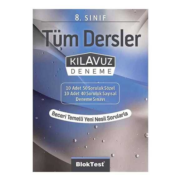 Tudem 8.SINIF Bloktest Tüm Dersler KILAVUZ DENEME