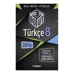 Tudem 8.Sınıf Türkçe 3 BOYUT - Thumbnail