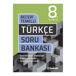 Tudem 8.Sınıf Türkçe Beceri Temelli Soru Bankası 2021 - Thumbnail