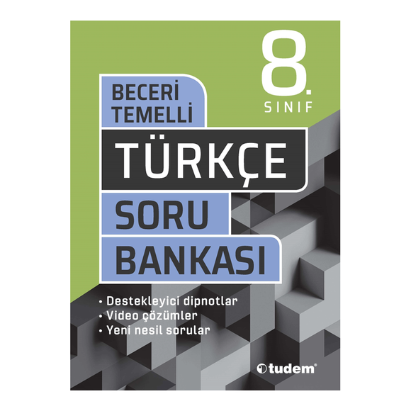 Tudem 8.Sınıf Türkçe Beceri Temelli Soru Bankası 2021
