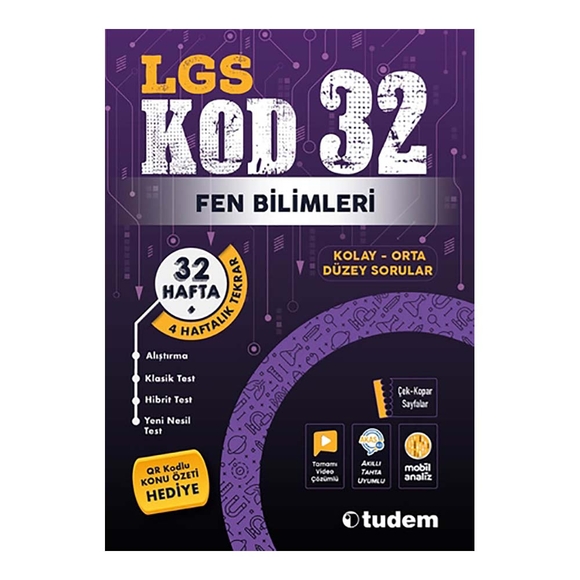 Tudem LGS Kod 32 Fen Bilimleri