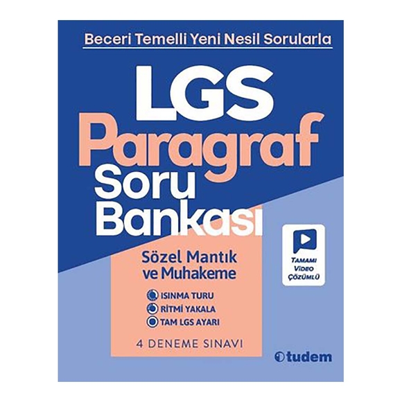 Tudem LGS Paragraf Soru Bankası 2022
