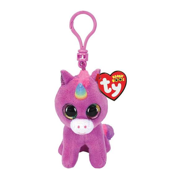 TY Anahtarlık Rosette - Mor Unicorn 12 Cm TY35238