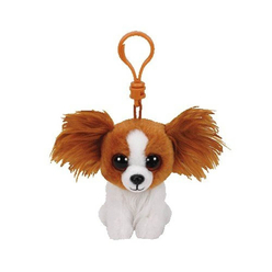 Ty Pelush - TY Barks Kahverengi Köpek Peluş Anahtarlık 36657