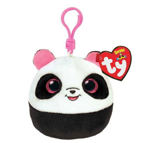 Ty Pelush Bamboo - Panda Squish Anahtarlık TY39571