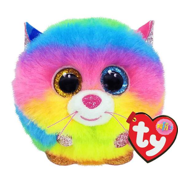 Ty Pelush Gizmo Cat Rainbow Ball TY42520