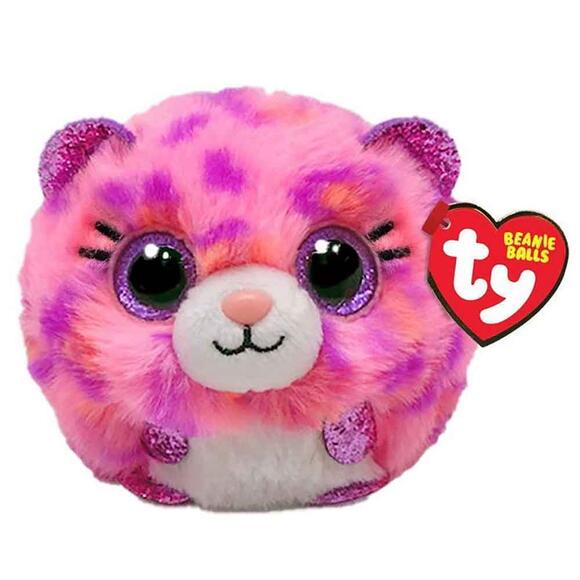 Ty Pelush Leopard - Leopard Pink Ball Puf TY42541