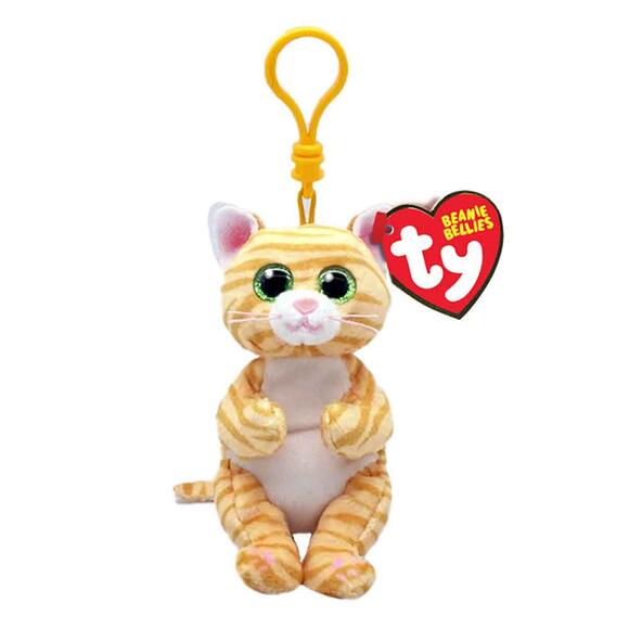 Ty Pelush Mango Cat Yellow Belly Clip TY43112