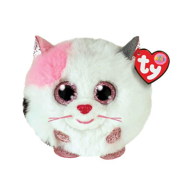 Ty Pelush Muffin Cat White Ball TY42509