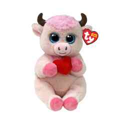 Ty Pelush Sprinkles Cow Val Belly Reg TY41294 - Thumbnail