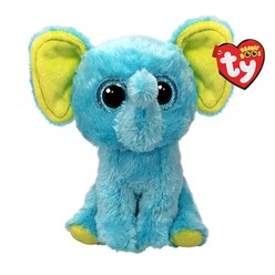 Ty Pelush Trunkles Elephant Blue Reg TY37359 - Thumbnail