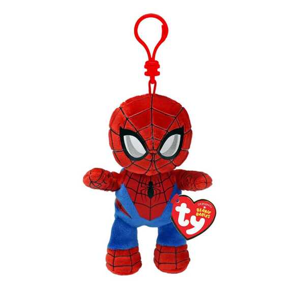 Ty Pelush TY34010 Spider Man Floopy Clip