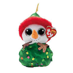Ty Pelush - Ty Pelush TY37317 Snowman Tree - Green Reg