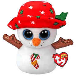 Ty Pelush TY37355 Snowman White Reg - Thumbnail