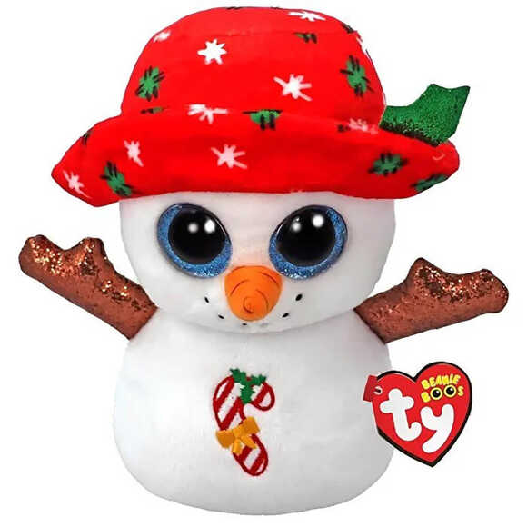 Ty Pelush TY37355 Snowman White Reg