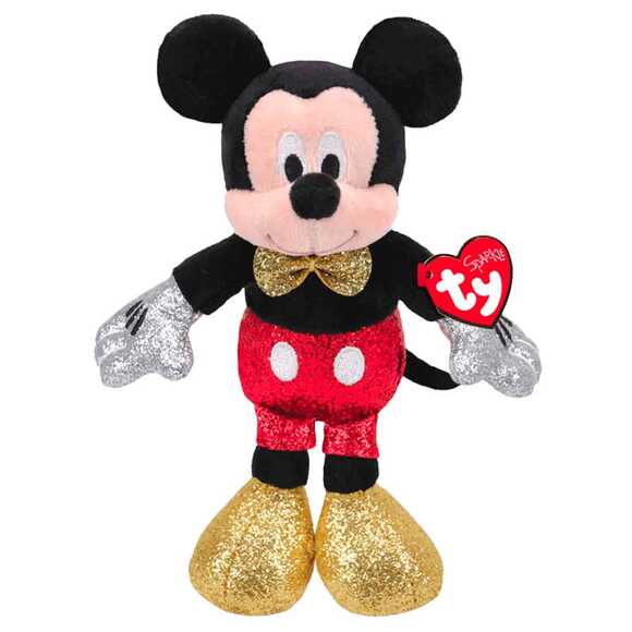 Ty Pelush TY41072 Mickey Sparkle With Sound Reg