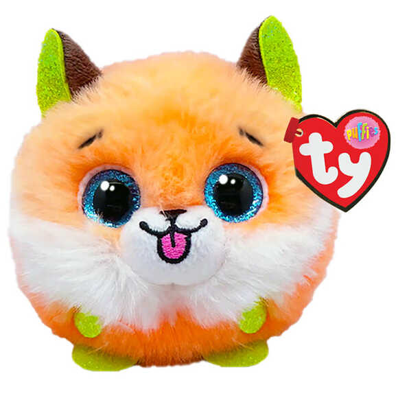 Ty Pelush TY42542 Fox - Fox Orange Ball Puf