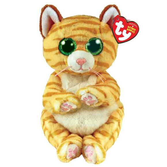 Ty Pelush TY43208 Mango Cat Yellow Belly Med