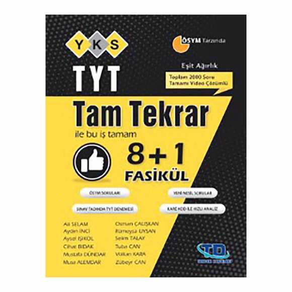 Tyt Eşit Ağırlık Tam Tekrar Kampı