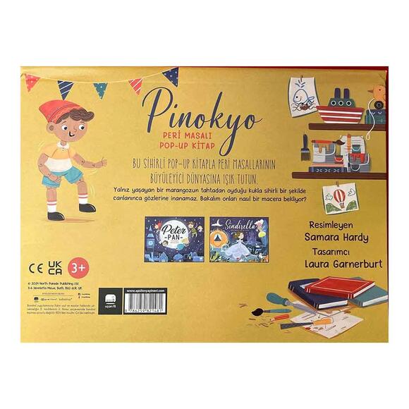 Uçan Fil  Pinokyo - Pop Up 3D