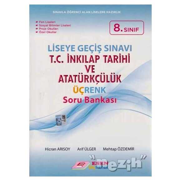 Üçrenk 8. Sınıf LGS İnkilap Tarihi Ve Atatürkçülük Soru Bankası 2019