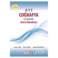 Üçrenk Yayınları Ders - Üçrenk AYT Coğrafya Soru Bankası 2020