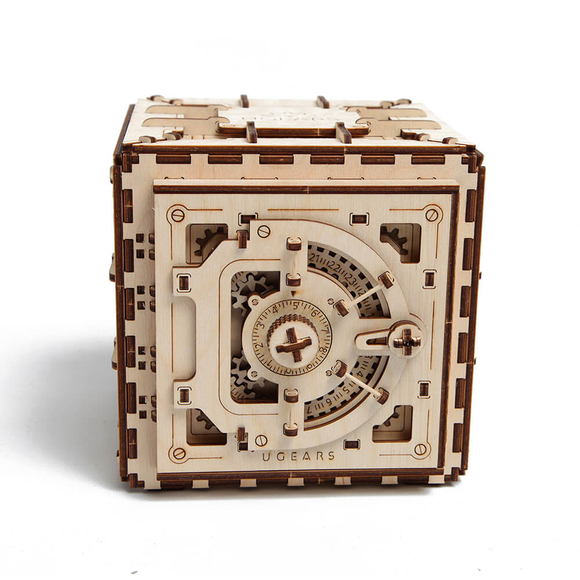 Ugears 3D Ahşap Puzzle Çelik Kasa 70011