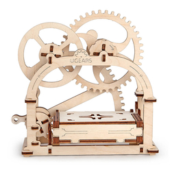 Ugears 3D Ahşap Puzzle Mekanik Kutu 70001 - Thumbnail