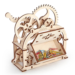 Ugears 3D Ahşap Puzzle Mekanik Kutu 70001 - Thumbnail