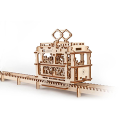 Ugears 3D Ahşap Puzzle Tramvay 70008 - Thumbnail