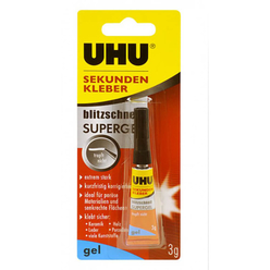 Uhu Süper Glue Gel-Jel Tip Japon Yapıştırıcı 40360 - Thumbnail