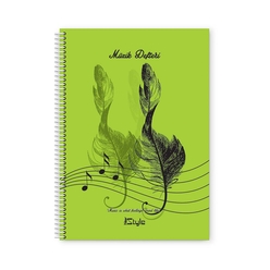 Umut Defter - Umut New Style Spiralli Müzik Defteri A4 40Yp.