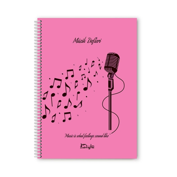 Umut New Style Spiralli Müzik Defteri A4 40Yp.
