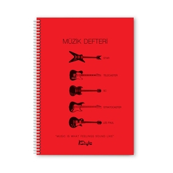 Umut New Style Spiralli Müzik Defteri A4 40Yp. - Thumbnail