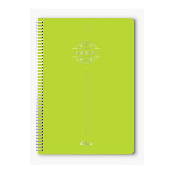 Umut Newstyle Platinum A4 Spiralli Pp Kapak 120Yp. Çizgili