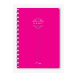 Umut Newstyle Platinum A4 Spiralli Pp Kapak 120Yp. Çizgili - Thumbnail