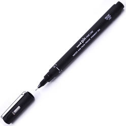 Uni-Ball Pin Fine Line Teknik Çizim Kalemi 0.1 mm Siyah - Thumbnail