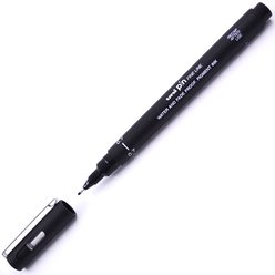 Uni-Ball Pin Fine Line Teknik Çizim Kalemi 0.7 mm Siyah - Thumbnail