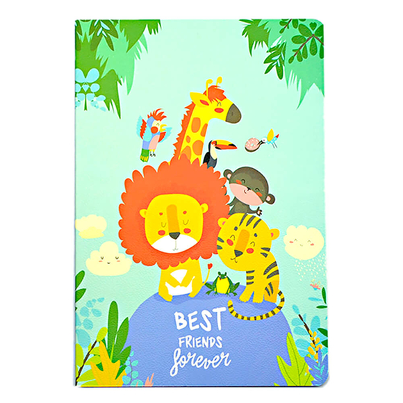 Unick Color A5 Zoo Friends Defter 4129