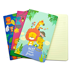 Unick Color A5 Zoo Friends Defter 4129 - Thumbnail